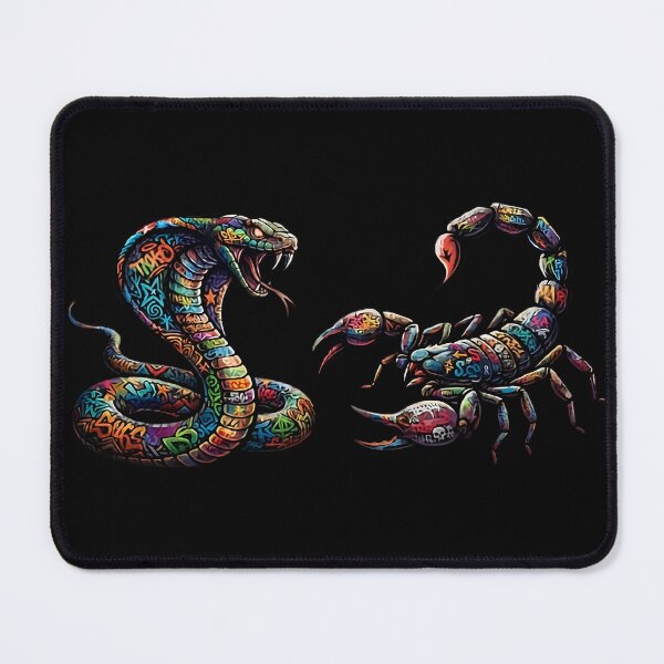Item preview, Colorful Graffiti Cobra and Scorpion designed and sold by AfresStudio.