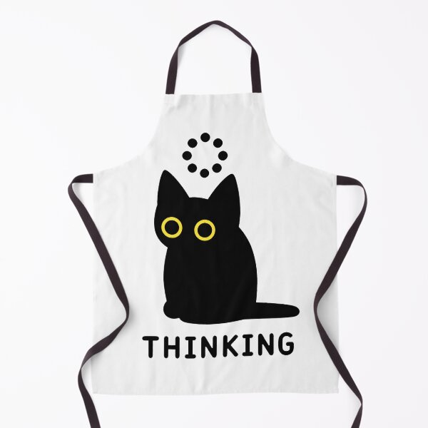Item preview, Thinking Black Cat Loading an Idea designed and sold by Lino_1906.