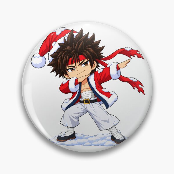 Item preview, Sanosuke Sagara Rurouni Kenshin Christmas Dabbing Santa Meme designed and sold by mildaclairmo.
