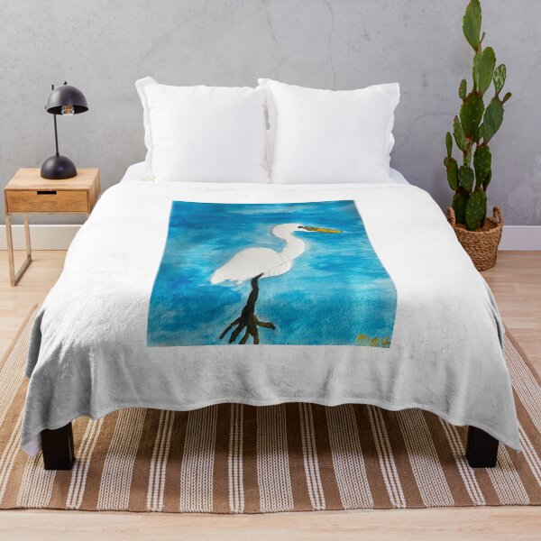 Item preview, Astute heron designed and sold by BirdandaBrush.