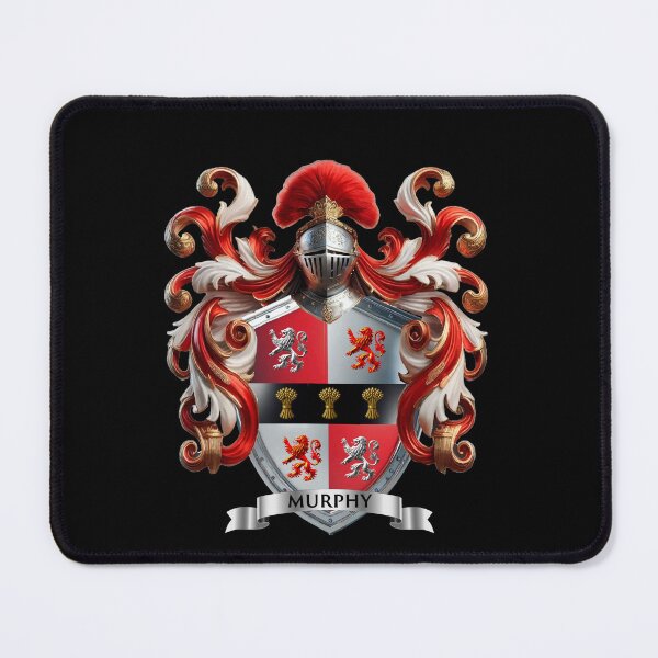 Item preview, Murphy Family Crest  Lions of Valor, Wheat of Fortune, and Legacy Forged in Steel designed and sold by Highlandkings.