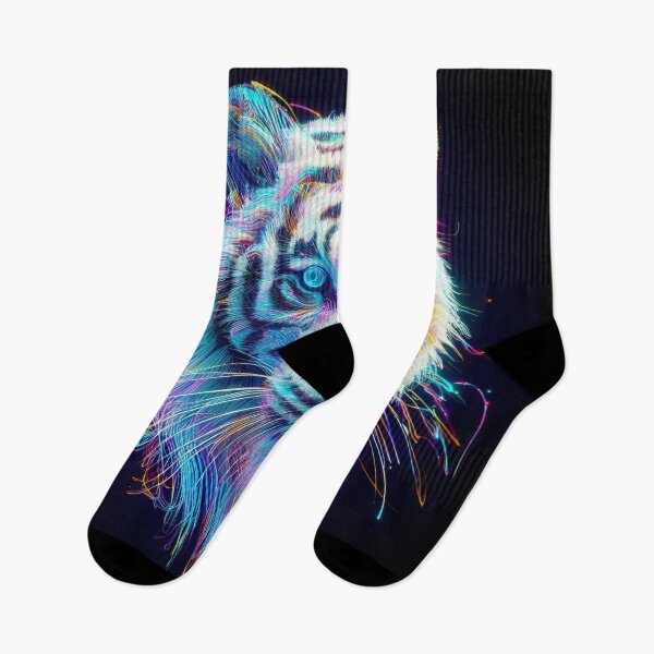 Item preview, Neon White Tiger designed and sold by JALNERVION SHOP.