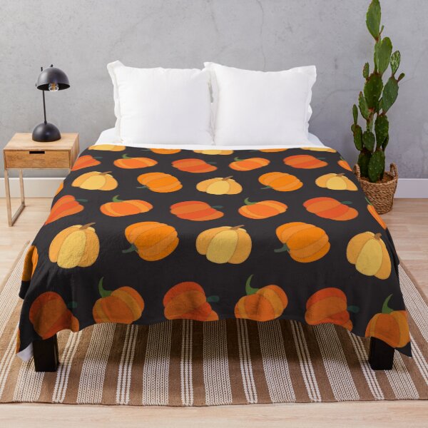 Item preview, Patchwork Pumpkin Patch in Chocolate Brown designed and sold by YesterdayColl.