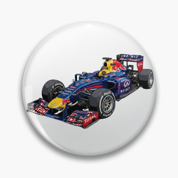 Item preview, 2013 Red Bull RB9 Sebastian Vettel 4x World Champion F1 Racing Car Illustration designed and sold by Motorline44.