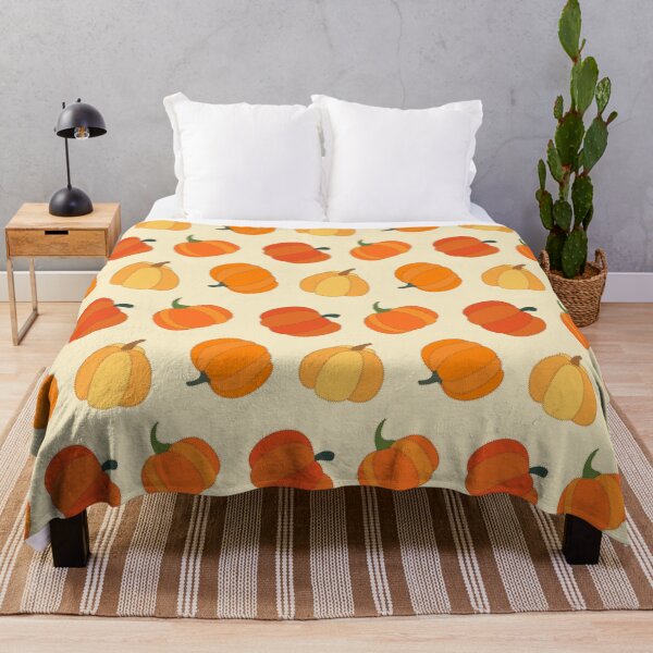 Item preview, Patchwork Pumpkin Patch in Eggshell designed and sold by YesterdayColl.