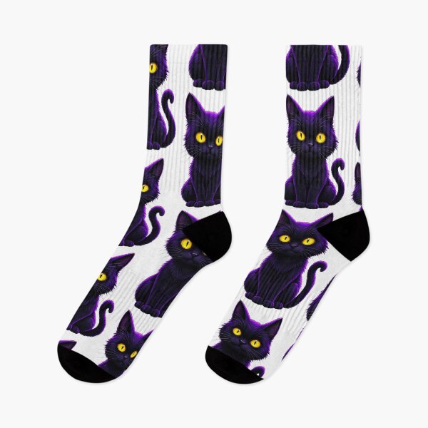 Item preview, black cat society designed and sold by Leo Bennett.