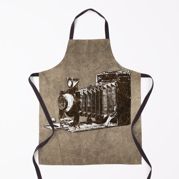 Item preview, Brown-tinted Antique Press Bellows Camera Vintage Photography designed and sold by Ghoul Enterprises.