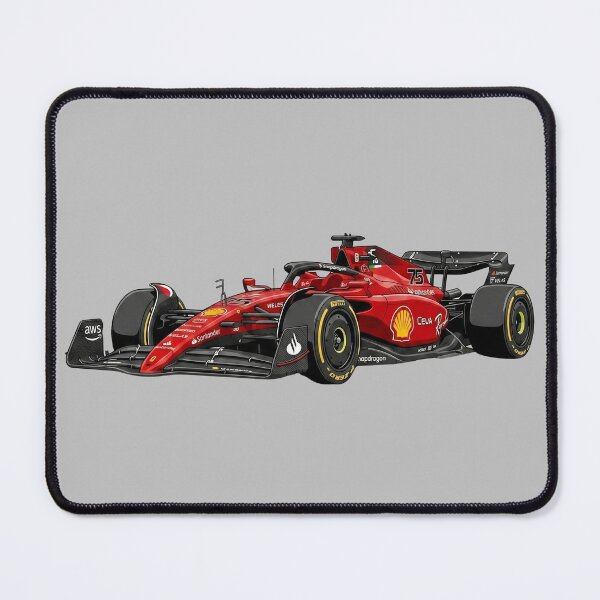 Item preview, 2022 Ferrari F1-75 Charles Leclerc Carlos Sainz F1 Racing Car Illustration designed and sold by Motorline44.