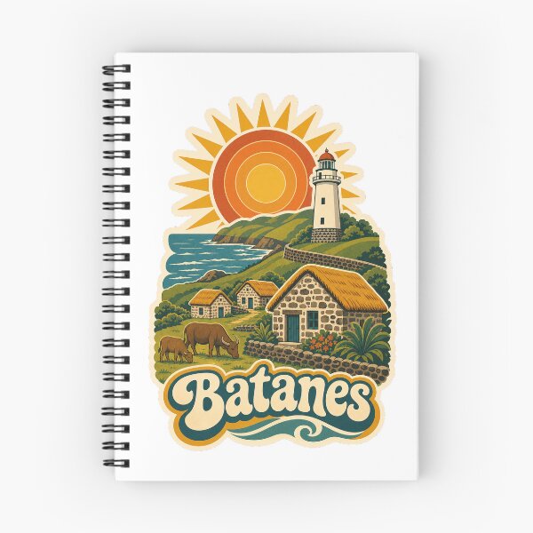 Item preview, Batanes Philippines Travel Souvenir - Retro Illustration designed and sold by VisualArtsOasis.