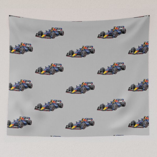 Item preview, 2022 Red Bull RB18 Max Verstappen World Champion F1 Racing Car Illustration designed and sold by Motorline44.