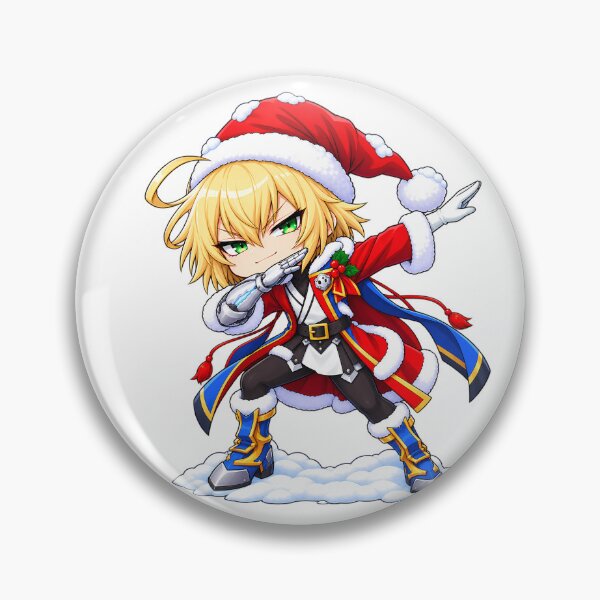 Item preview, Jin Kisaragi BlazBlue Christmas Dabbing Santa Pose designed and sold by mildaclairmo.
