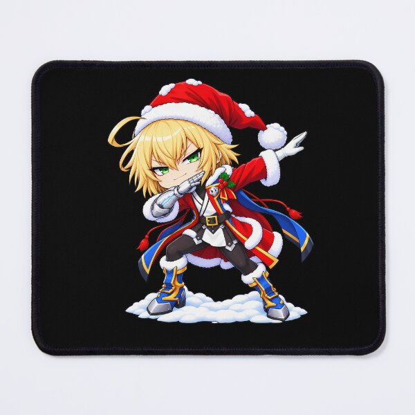 Item preview, Jin Kisaragi BlazBlue Christmas Dabbing Santa Pose designed and sold by mildaclairmo.