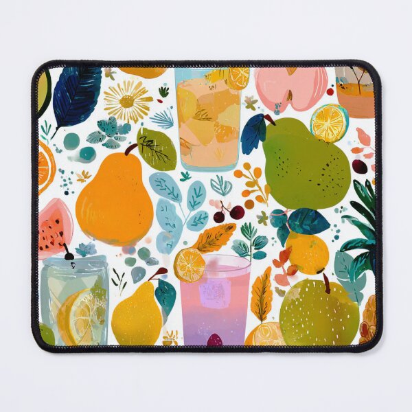 Item preview, Summer Fun Colorful Fruit With Summer Drinks Pattern  designed and sold by DEC02.