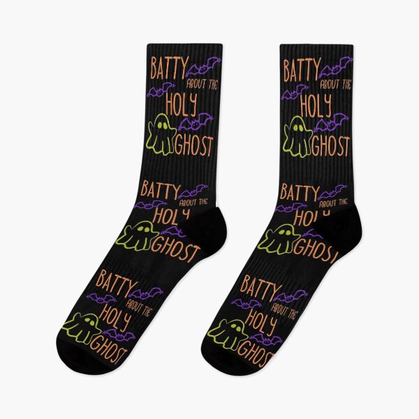 Item preview, Batty About Love Jesus Holy Ghost Spooky Season Cute Bats Fall Autumn designed and sold by Forevermore.