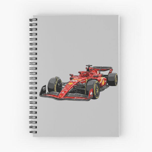 Item preview, 2024 Ferrari SF-24 Charles Leclerc Carlos Sainz F1 Racing Car Illustration designed and sold by Motorline44.