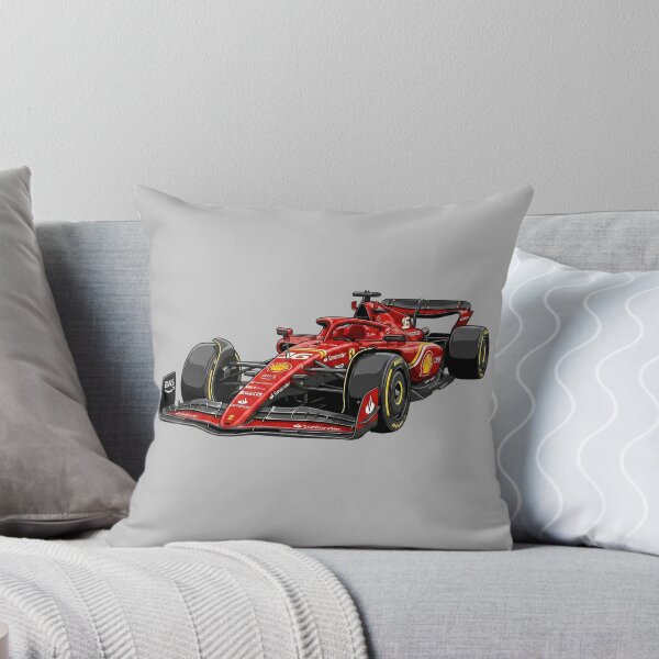 Item preview, 2024 Ferrari SF-24 Charles Leclerc Carlos Sainz F1 Racing Car Illustration designed and sold by Motorline44.