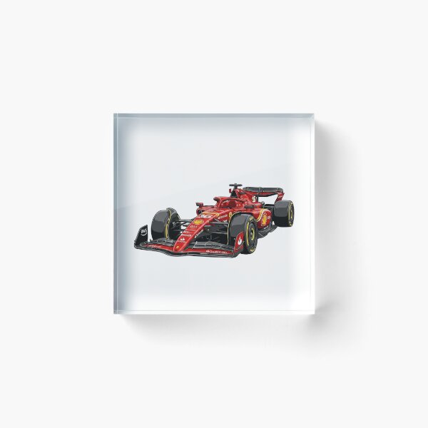 Item preview, 2024 Ferrari SF-24 Charles Leclerc Carlos Sainz F1 Racing Car Illustration designed and sold by Motorline44.