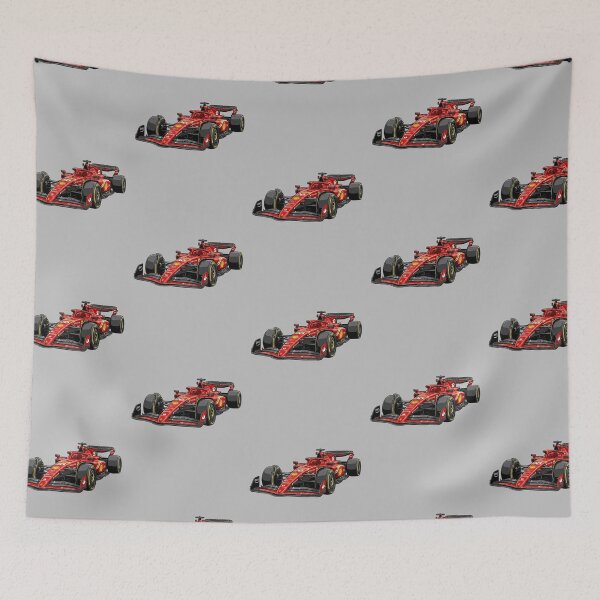 Item preview, 2024 Ferrari SF-24 Charles Leclerc Carlos Sainz F1 Racing Car Illustration designed and sold by Motorline44.