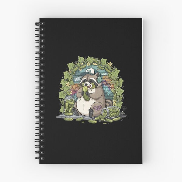 Item preview, Raccoon Eating Pickles designed and sold by Positive&FunnyThings.