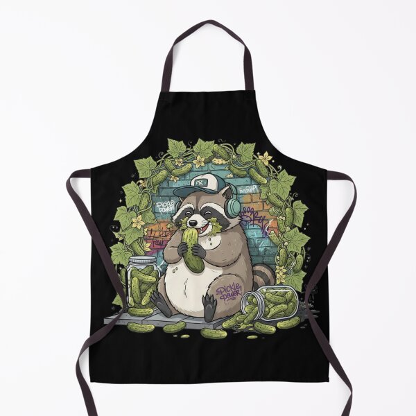Item preview, Raccoon Eating Pickles designed and sold by Positive&FunnyThings.