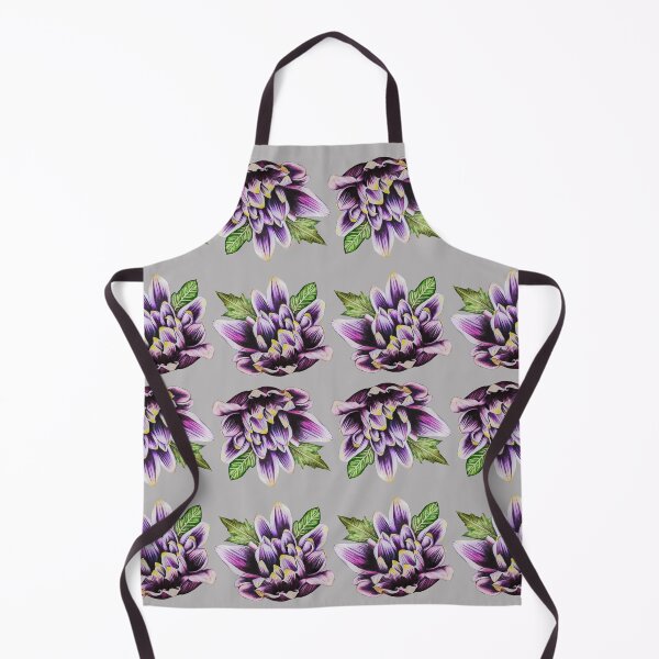 Item preview, Purple Chrysanthemum with Leaf Pattern 2 C1 designed and sold by nastiaart.
