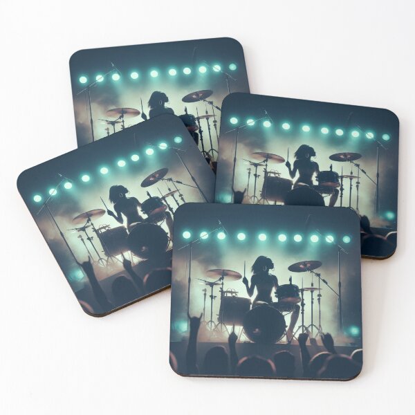 Item preview,  Drummer girl in concert designed and sold by JALNERVION SHOP.