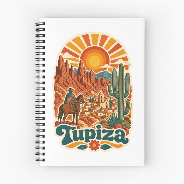Item preview, Tupiza Bolivia Travel Souvenir - Retro Illustration designed and sold by VisualArtsOasis.