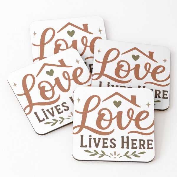 Item preview, Love Lives Here Family Quote  designed and sold by AbsheerDesign.