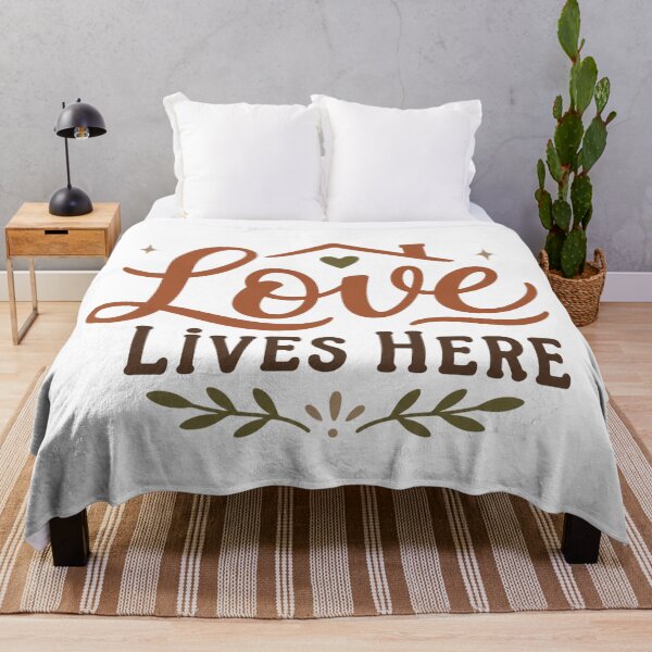 Item preview, Love Lives Here Family Quote designed and sold by AbsheerDesign.