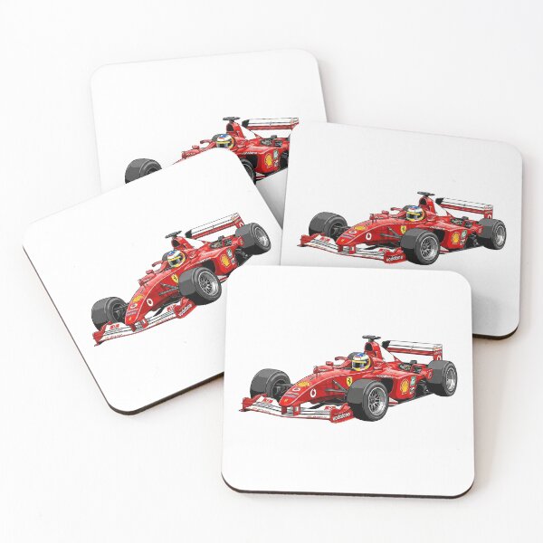 Item preview, 2000 Ferrari F1-2000 Michael Schumacher World Champion F1 Racing Car Illustration designed and sold by Motorline44.