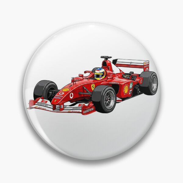 Item preview, 2000 Ferrari F1-2000 Michael Schumacher World Champion F1 Racing Car Illustration designed and sold by Motorline44.