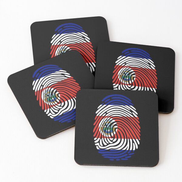 Item preview, Costa Rica Flag Fingerprint Identity designed and sold by NTGUILTY.