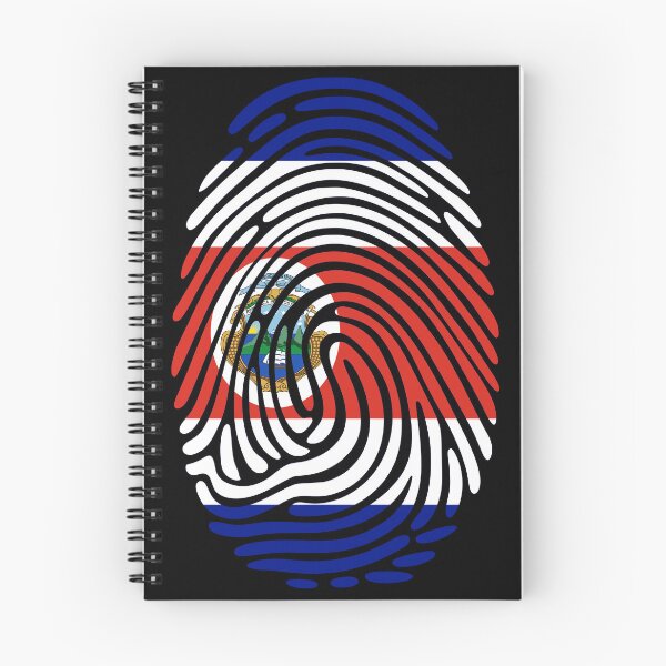 Item preview, Costa Rica Flag Fingerprint Identity designed and sold by NTGUILTY.