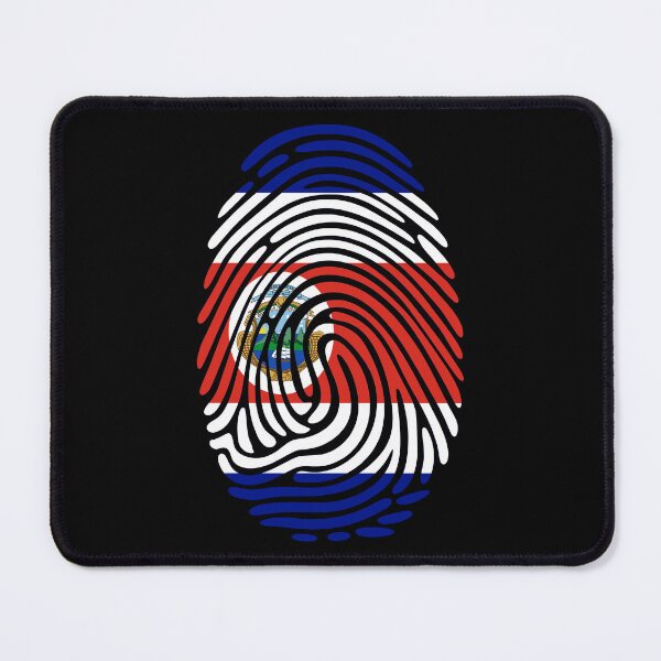 Item preview, Costa Rica Flag Fingerprint Identity designed and sold by NTGUILTY.