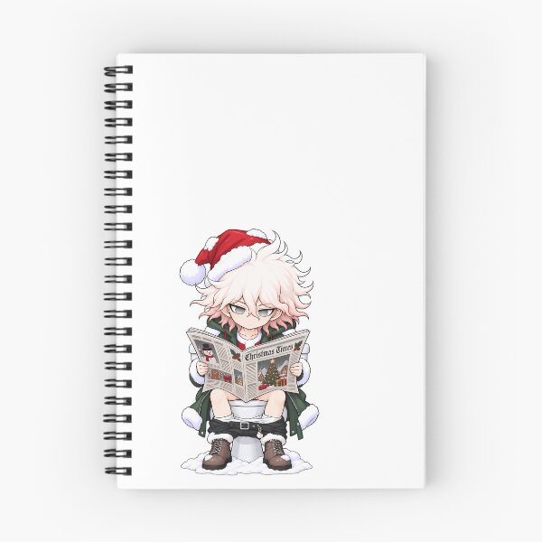 Item preview, Nagito Komaeda Danganronpa Christmas Toilet Newspaper Humor designed and sold by mildaclairmo.