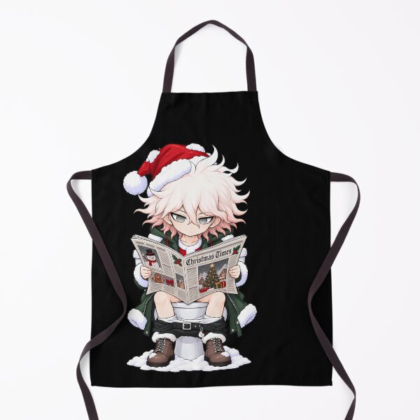 Item preview, Nagito Komaeda Danganronpa Christmas Toilet Newspaper Humor designed and sold by mildaclairmo.
