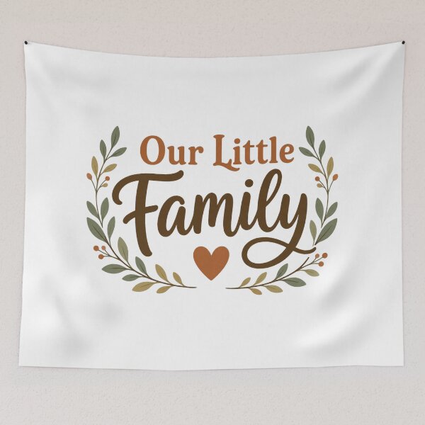 Item preview, Our Little Family Quote Design  designed and sold by AbsheerDesign.