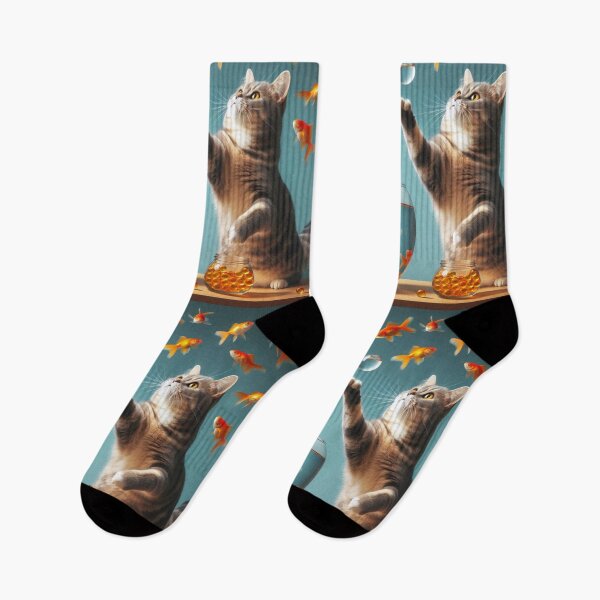 Aperçu de l'œuvre Aquarium pour chat et poissons n°2 créée et vendue par JALNERVION SHOP.