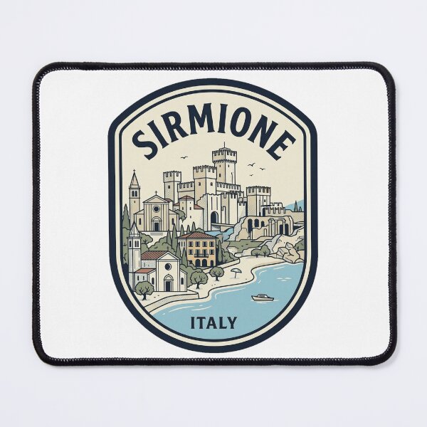 Item preview, Sirmione Lake Garda Italy Travel Emblem designed and sold by k3rstman1.