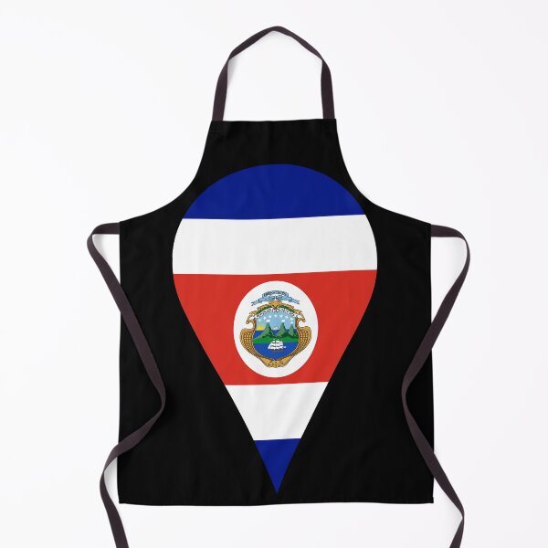Item preview, Costa Rica Flag Location Pin Map Marker designed and sold by NTGUILTY.