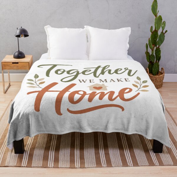 Item preview, Together We Make Home Quote designed and sold by AbsheerDesign.