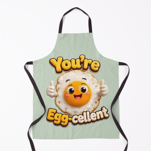 Item preview, Cute "You're  Egg-cellent" | Kawaii Food Fried Egg Pun designed and sold by Moons Studio.