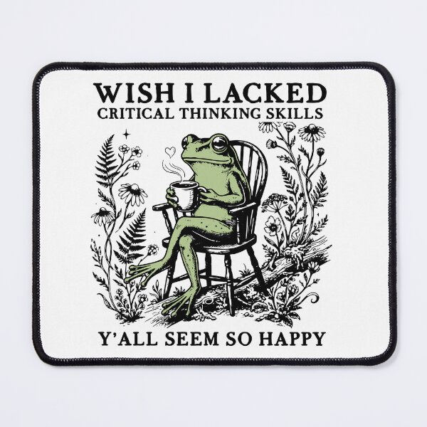 Item preview, Smart Frog with Coffee in Forest designed and sold by surgedesigns.