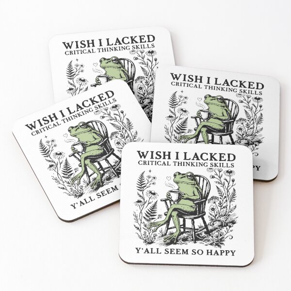 Item preview, Smart Frog with Coffee in Forest designed and sold by surgedesigns.