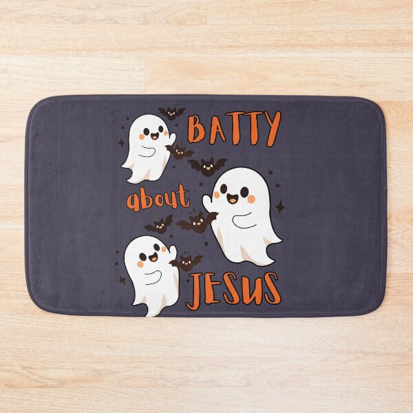 Item preview, Batty About Love Jesus Holy Ghost Spooky Season Cute Bats Fall Autumn designed and sold by Forevermore.