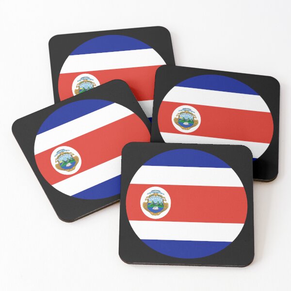 Item preview, Round Costa Rica Flag Vector Icon designed and sold by NTGUILTY.