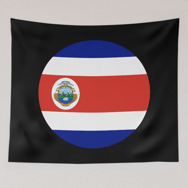 Item preview, Round Costa Rica Flag Vector Icon designed and sold by NTGUILTY.