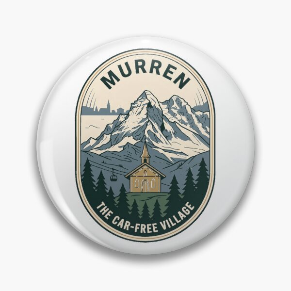 Item preview, Vintage Murren Switzerland Mountain Travel Badge designed and sold by k3rstman1.