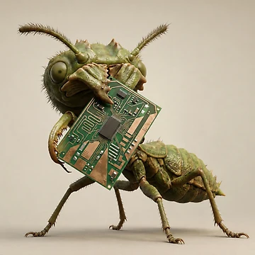 Artwork thumbnail, Computer bug by Jonsmartdesigns