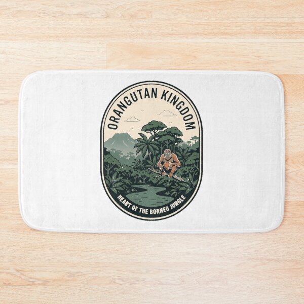 Item preview, Borneo Orangutan Kingdom Tropical Rainforest Wildlife designed and sold by k3rstman1.